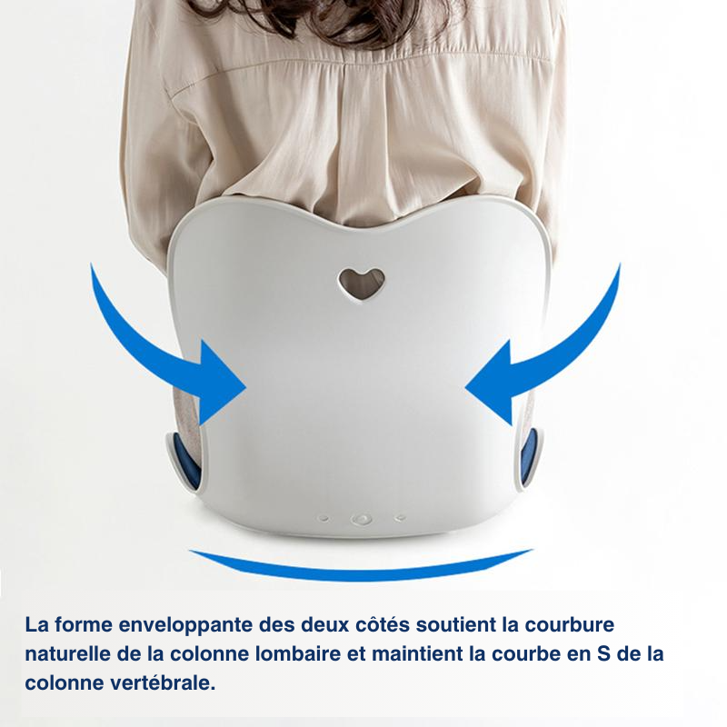 Coussin de soutien lombaire, anti-fatigue multi-usage, ergonomique en nylon respirant et lavable